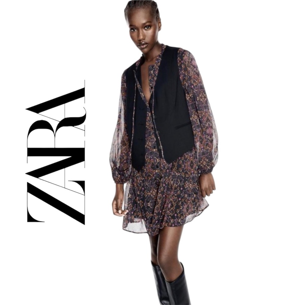 Zara Black Vest